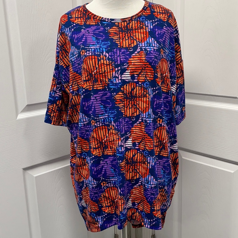 LuLaRoe New XXS Floral Irma Tunic Shirt NWT